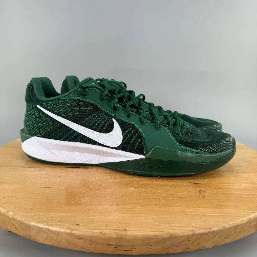 Womens 14.5 / Mens 13 - Nike Sabrina 2 TB Basketball Shoes Gorge Green White NEW